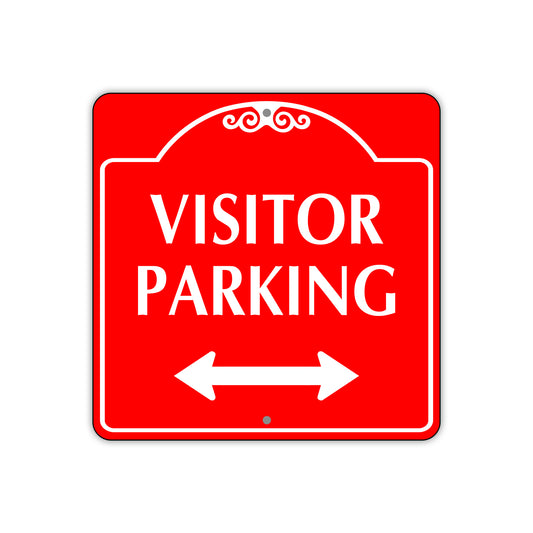 Visitor Parking Both Side Sign