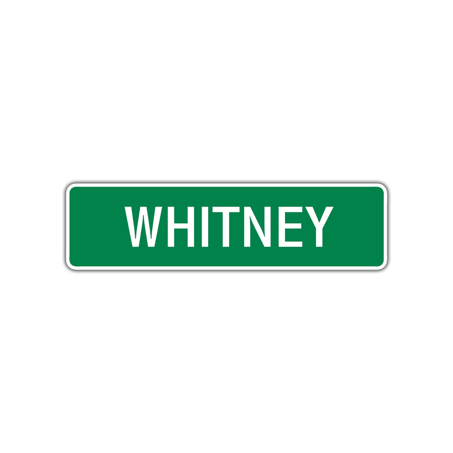 Whitney Street Sign