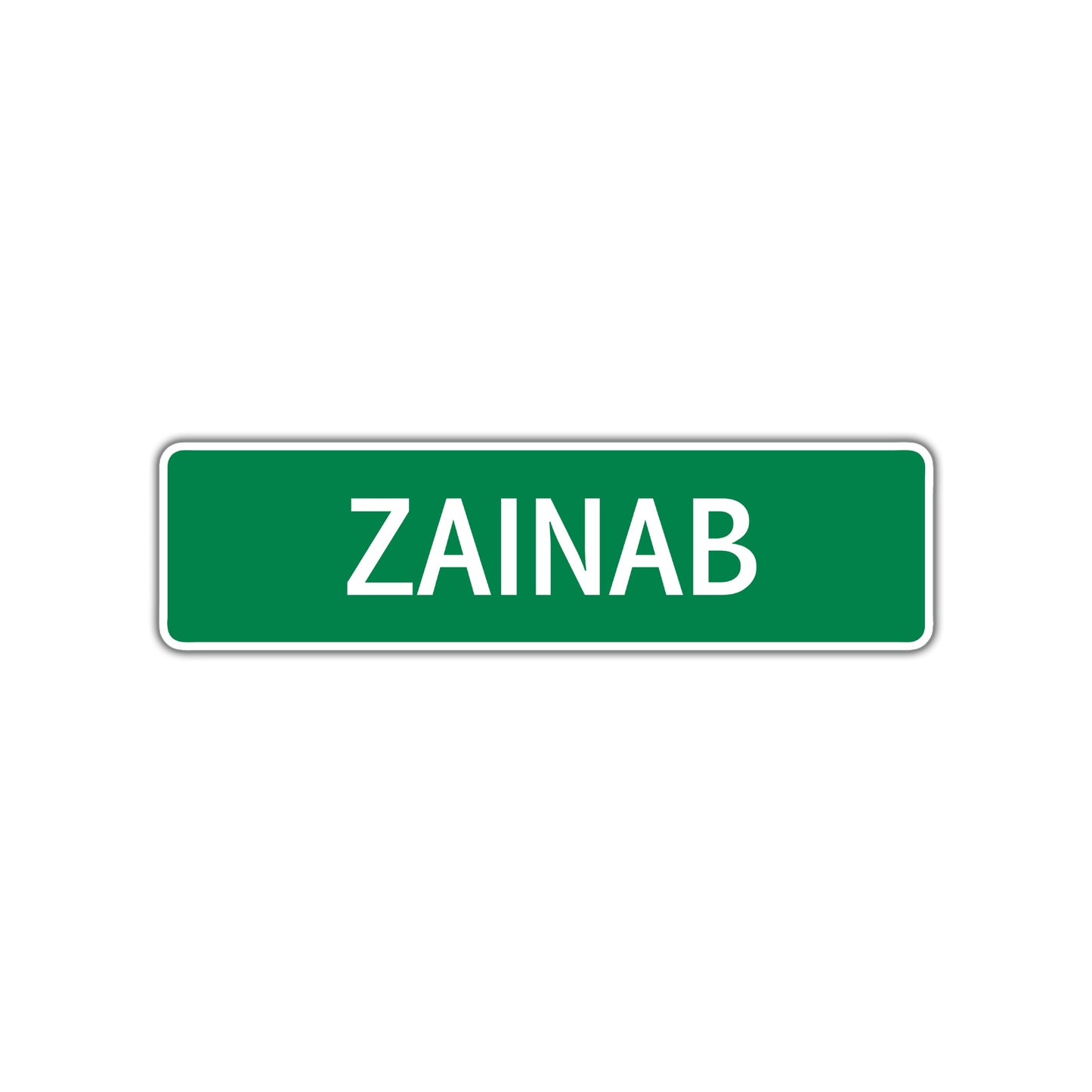 Zainab Street Sign