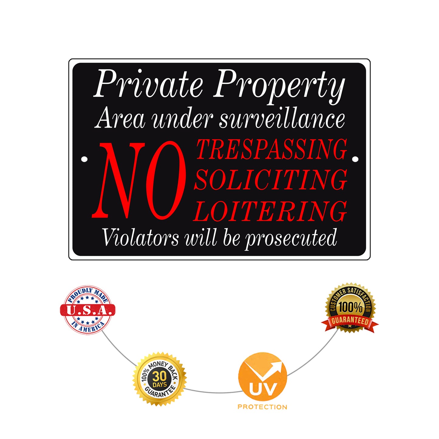 Private-Property-Area-Under-Surveillance-Aluminum-Metal-Sign-for-sale