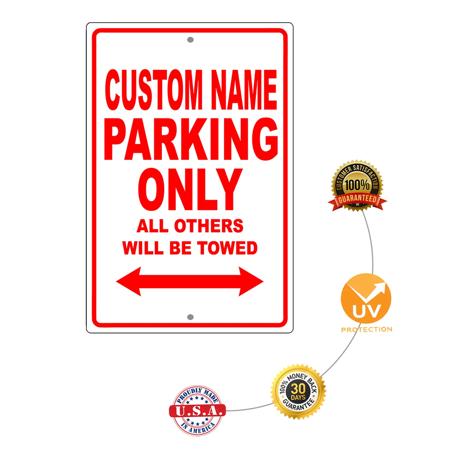 Custom Name Parking Sign