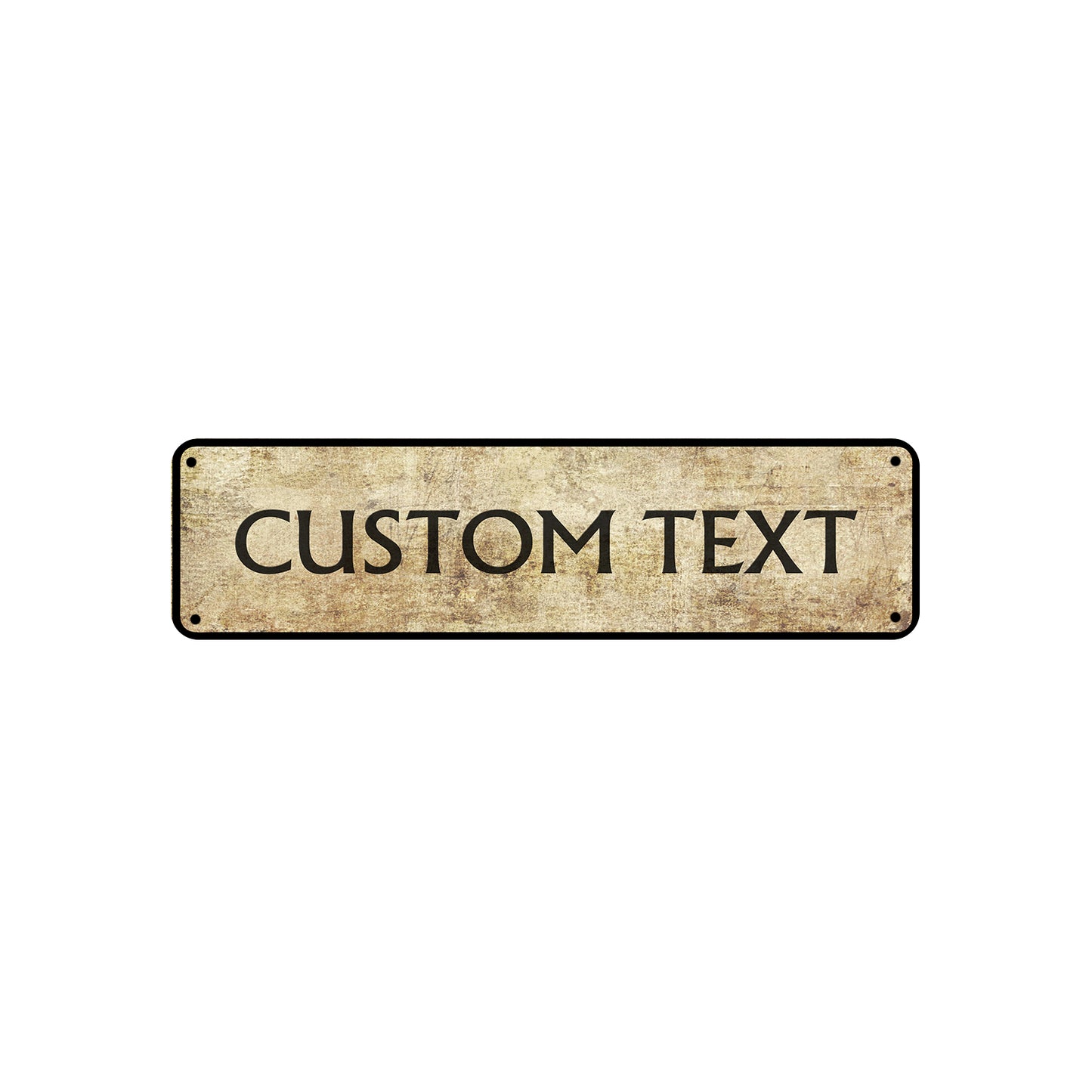 Custom Text Street Sign