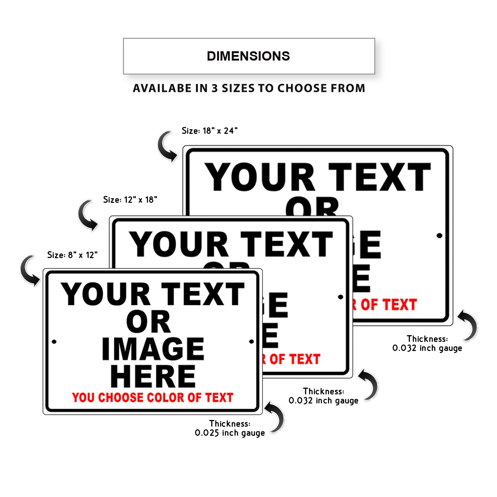 Your Text Or Image Here Sign