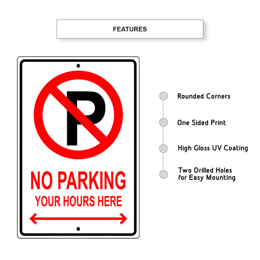 No Parking Your Hourse Here Sign