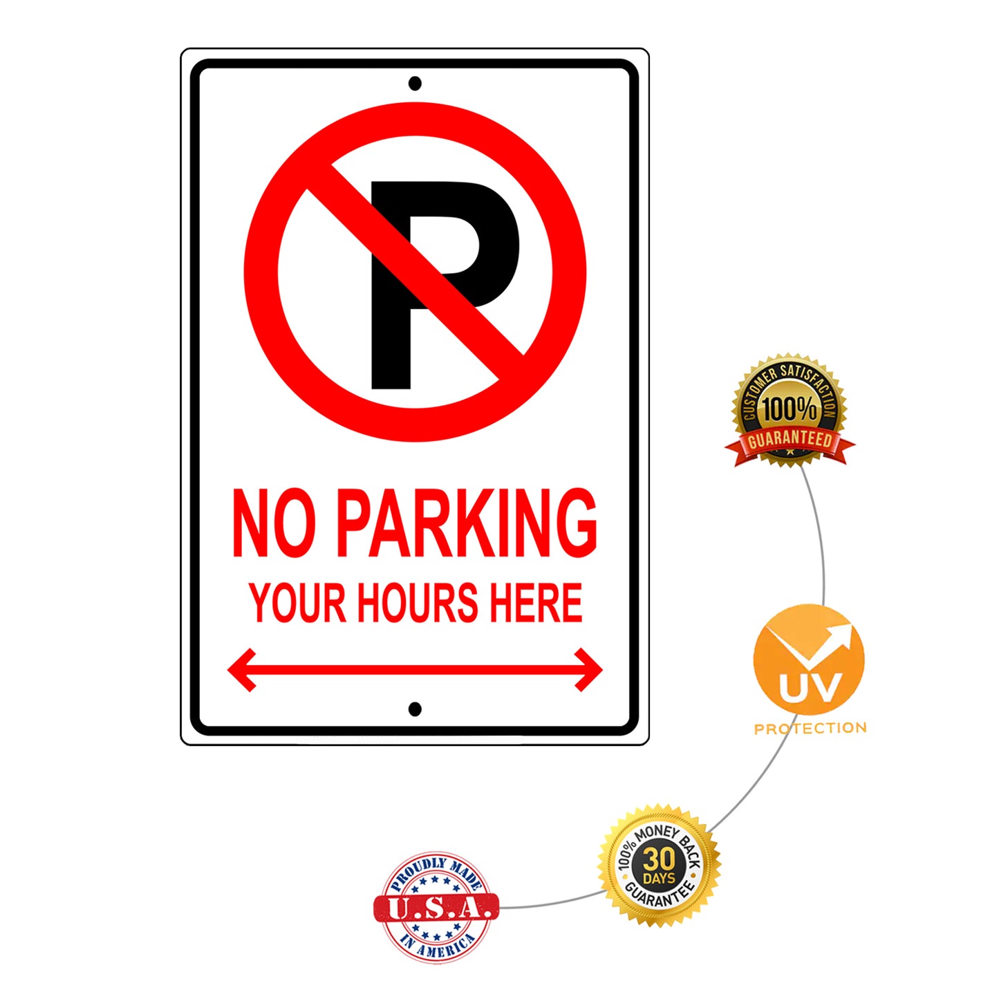 No Parking Your Hourse Here Sign