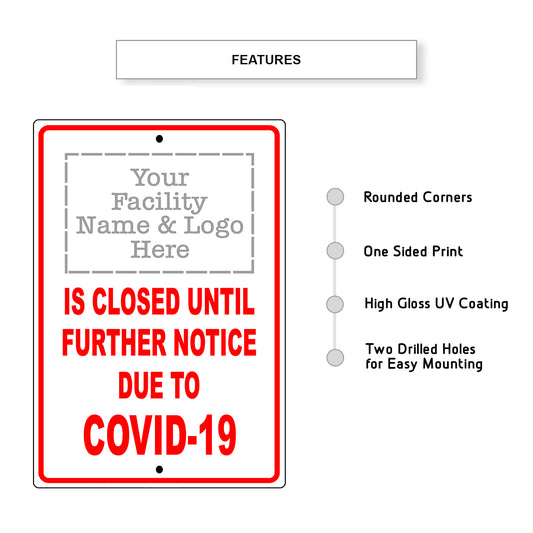 Your Facility Name & Logo Here Sign