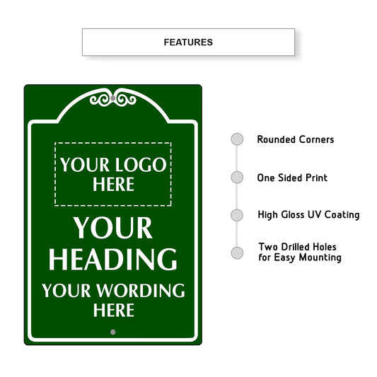 Your Heading Your Wording Here Sign