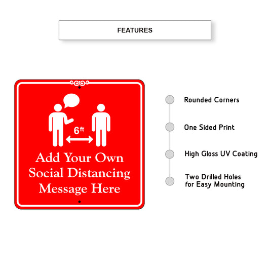 Add Your Own Social Distance Sign