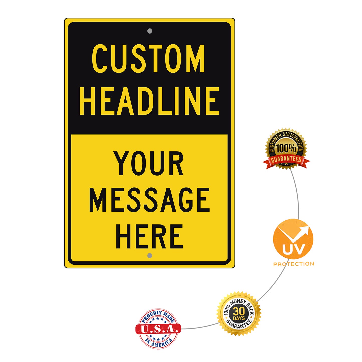 Custom Headline Sign