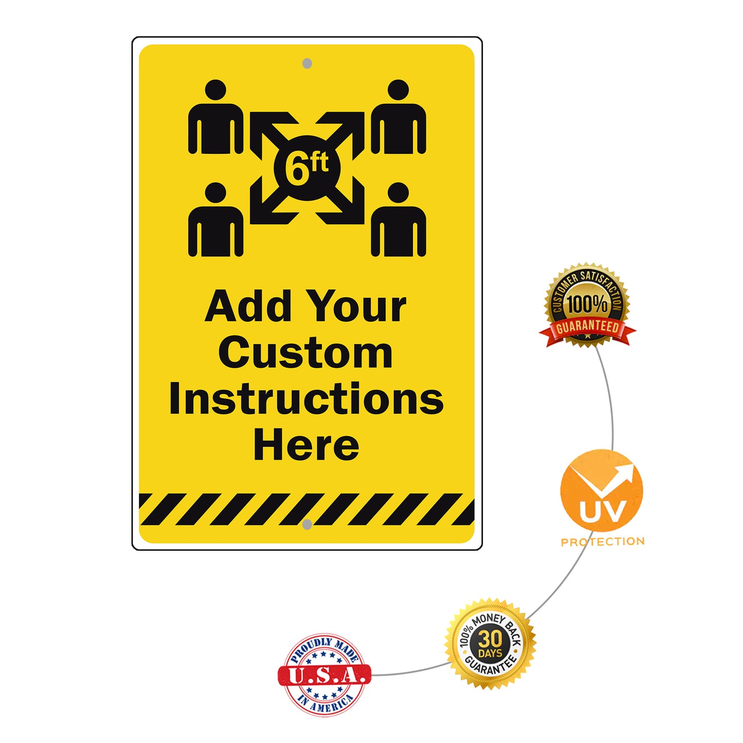 Add Your Custom Instruction Here Sign