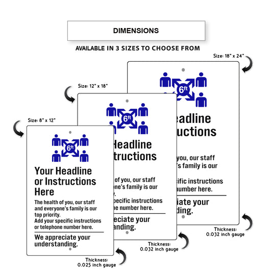 Your Headline Or Instructions Here Sign