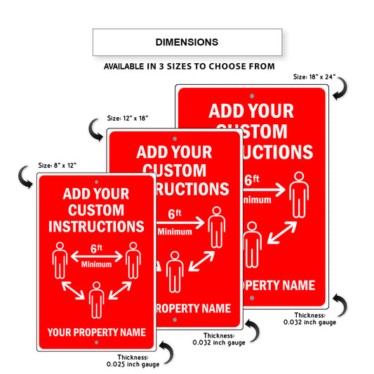 Add Your Custom Instructions Sign