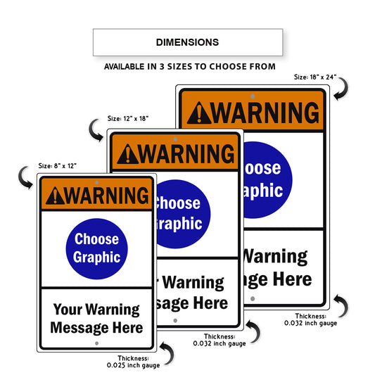 Warning Choose Graphic Your Warning Message Here Sign