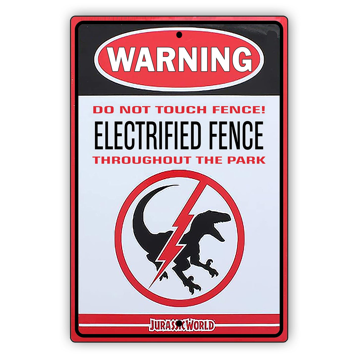 Warning Do Not Touch Fence! Electrified Fence Sign