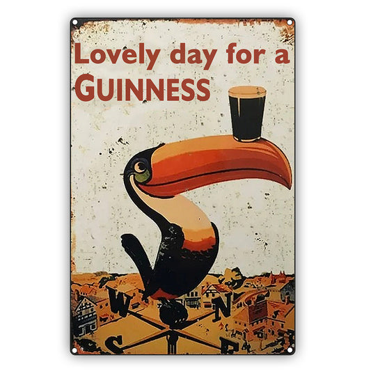 Lovely day for a Guinness Vintage Décor Sign