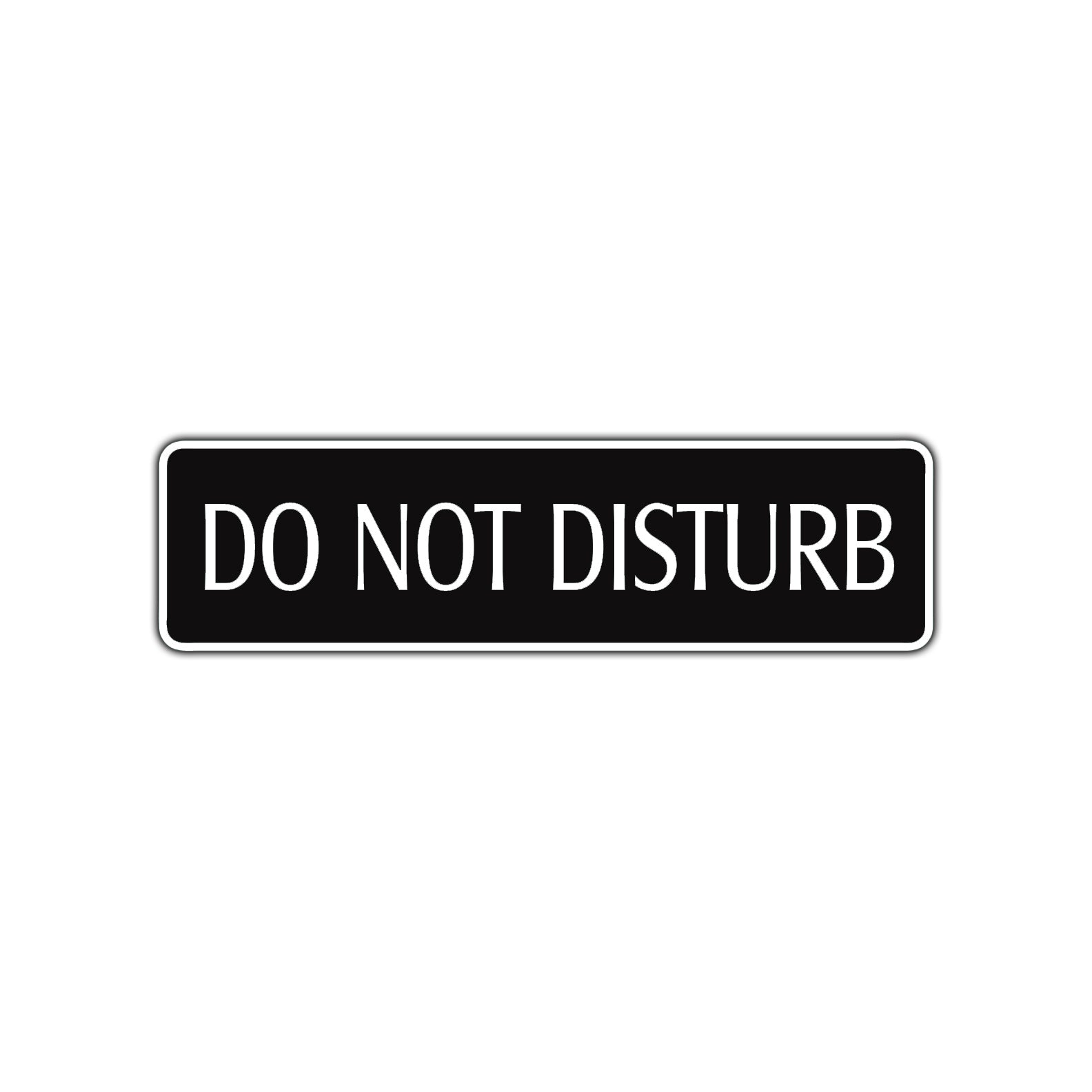 Do Not Disturb Road Aluminum Metal Novelty Street Plate Sign Wall Gift Decor