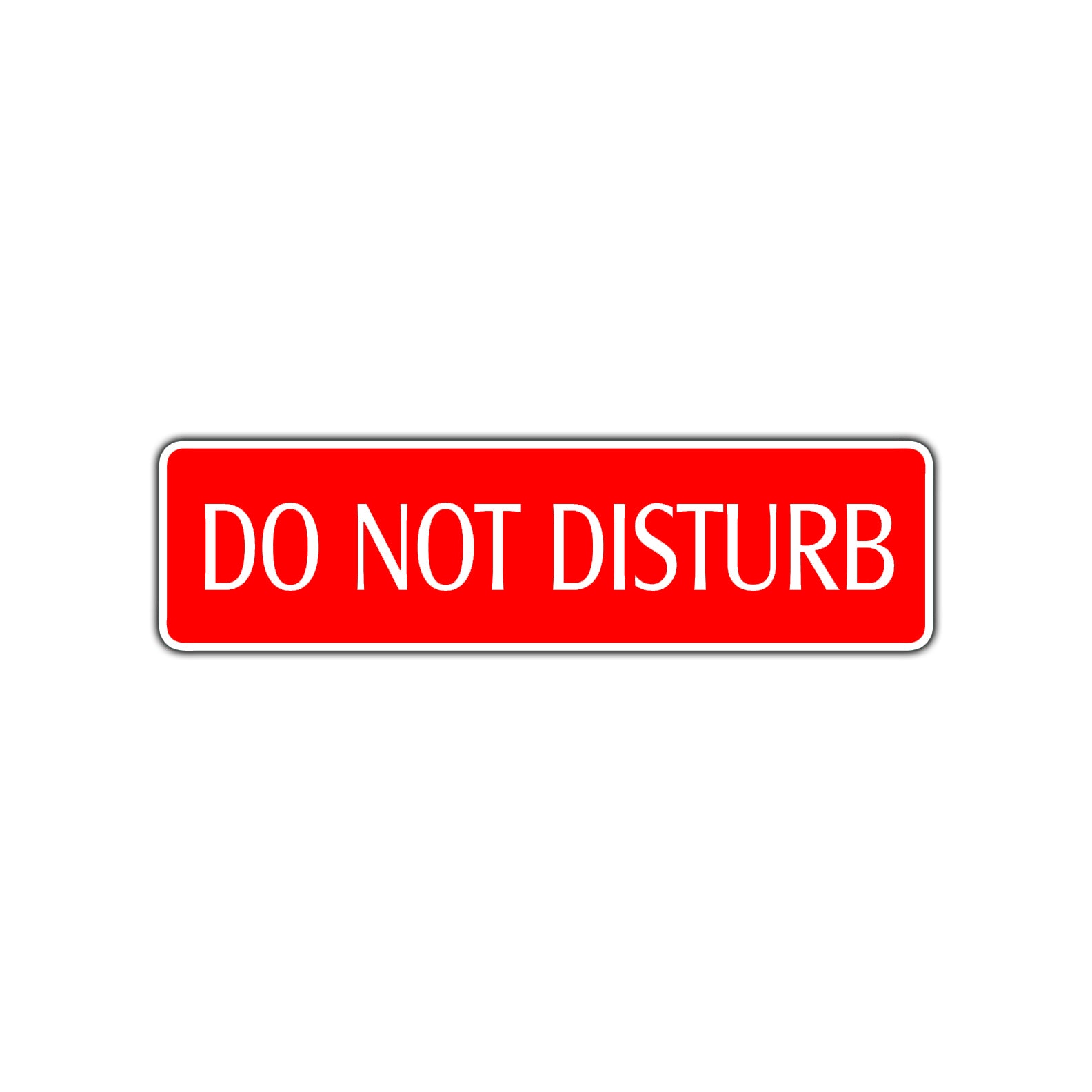 Do Not Disturb Road Aluminum Metal Novelty Street Plate Sign Wall Gift Decor
