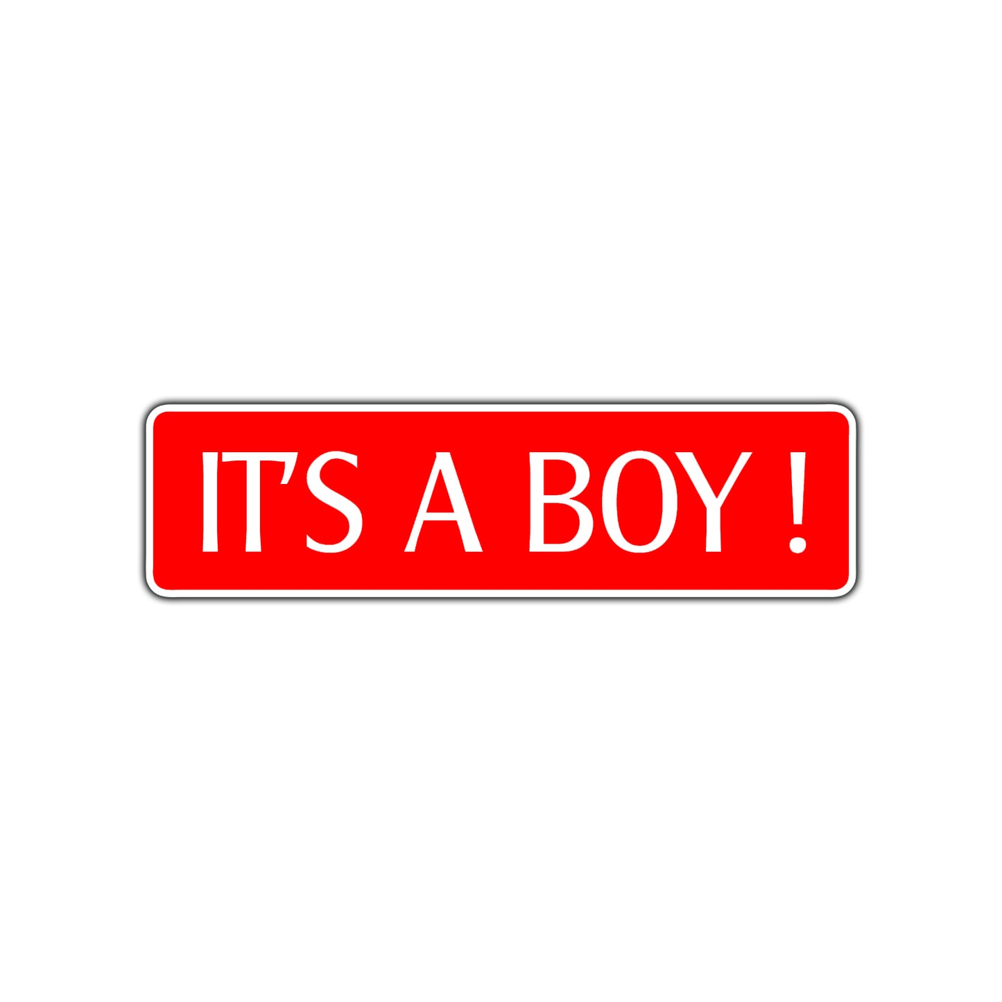 It's A Boy Road Aluminum Metal Novelty Street Plate Sign Wall Gift Decor