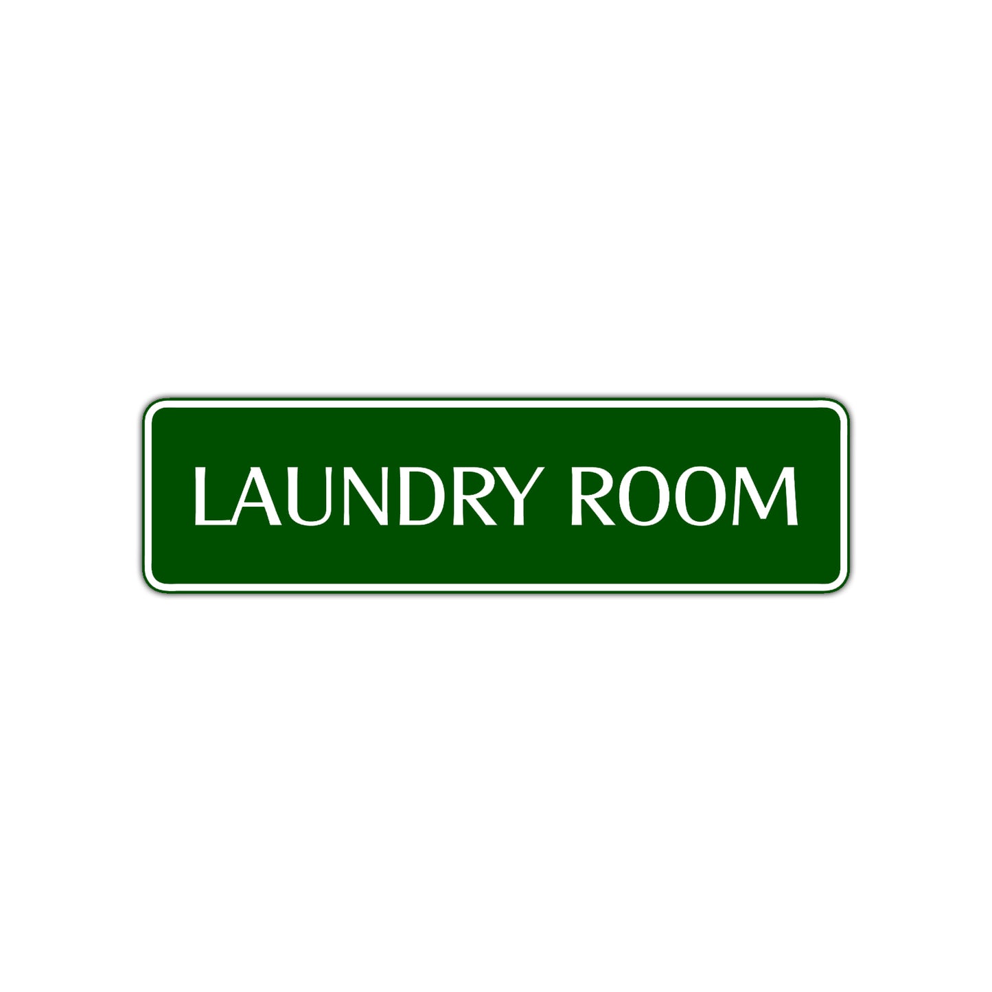 Laundry Room Road Aluminum Metal Novelty Street Plate Sign Wall Gift Decor