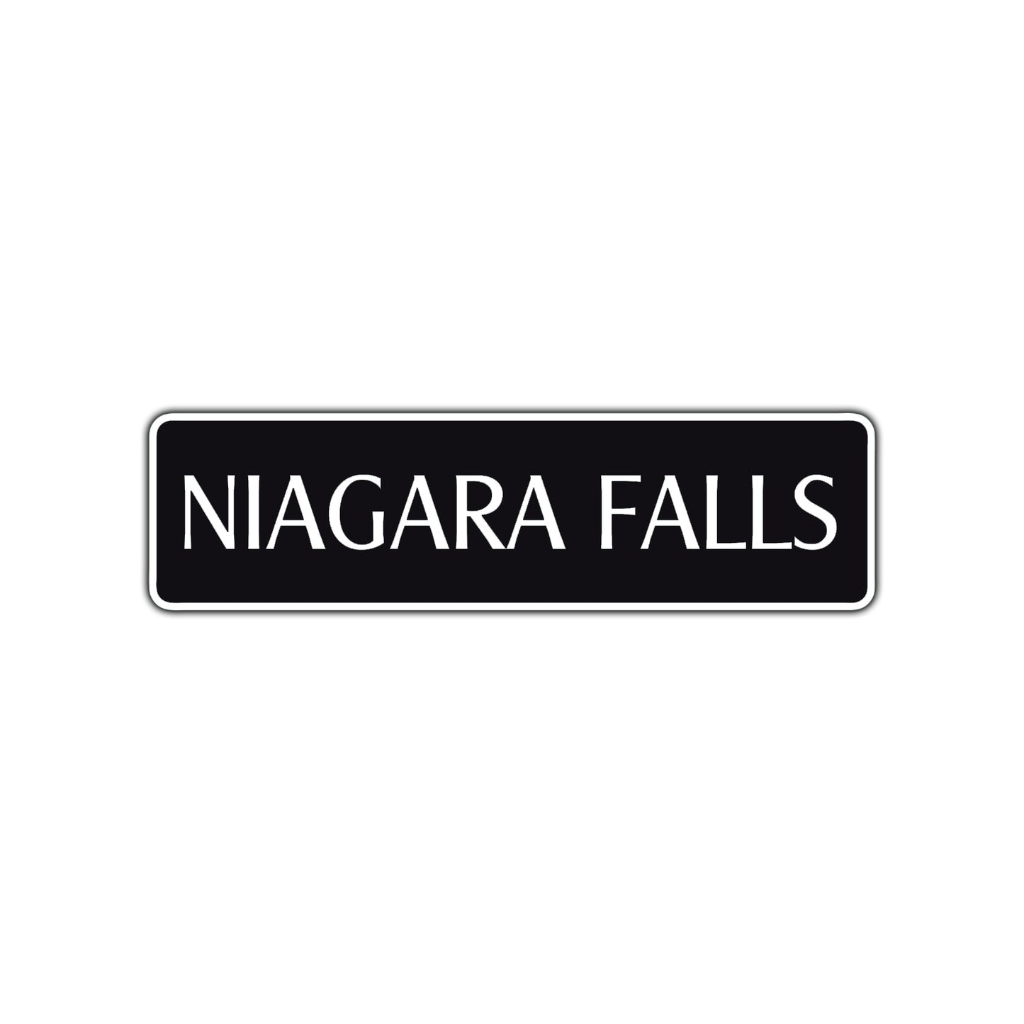 Niagara Falls Road Aluminum Metal Novelty Street Plate Sign Wall Gift Decor