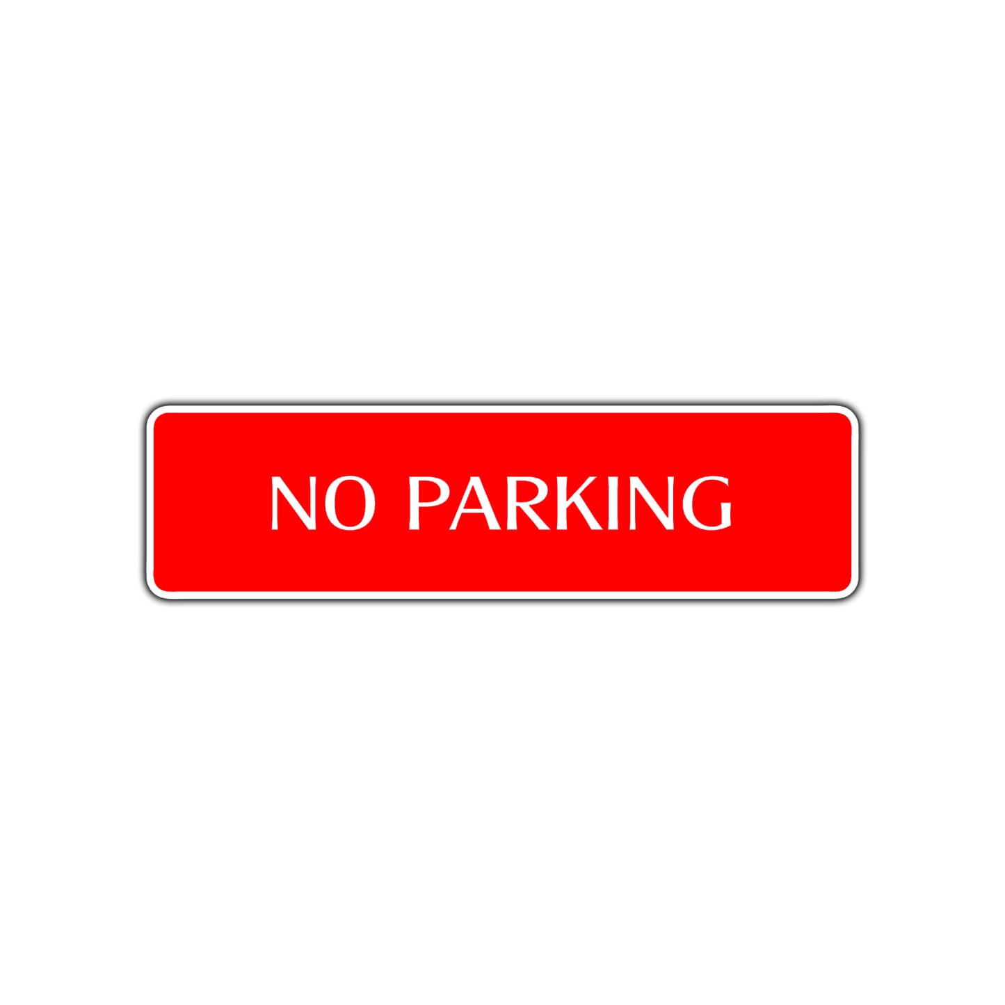 No Parking Road Traffic Private Road Aluminum Metal Novelty Street Plate Sign Wall Gift Decor