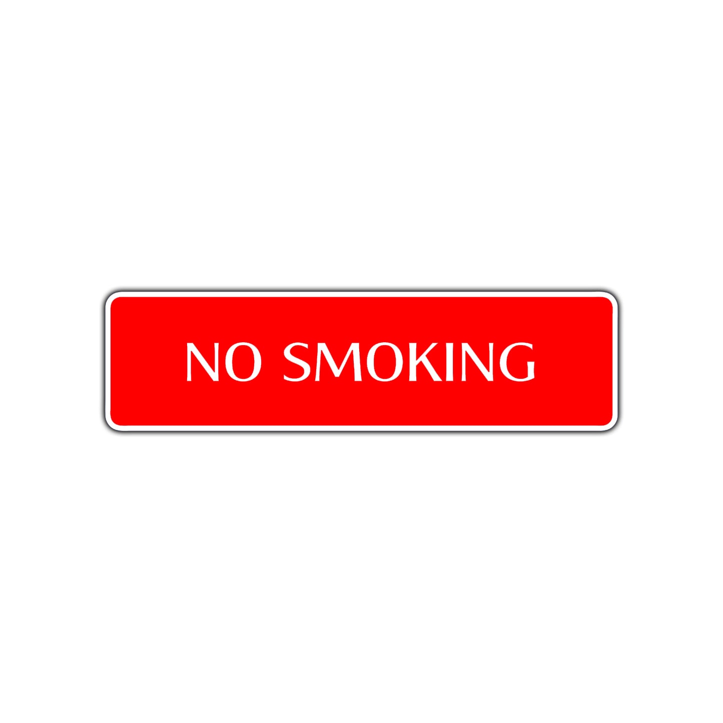 No Smoking Vape Road Aluminum Metal Novelty Street Plate Sign Wall Gift Decor