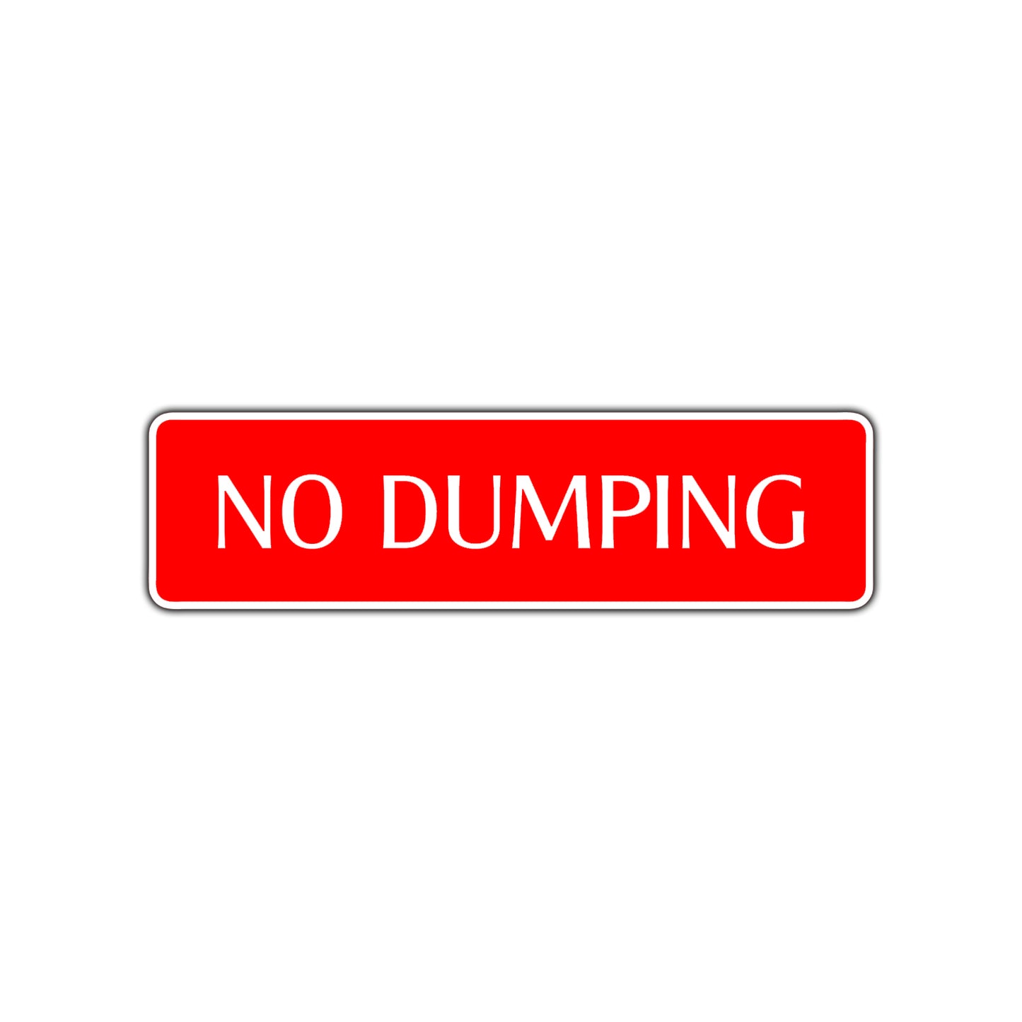 No Dumping 24 Hour Surveillance Road Aluminum Metal Novelty Street Plate Sign Wall Gift Decor