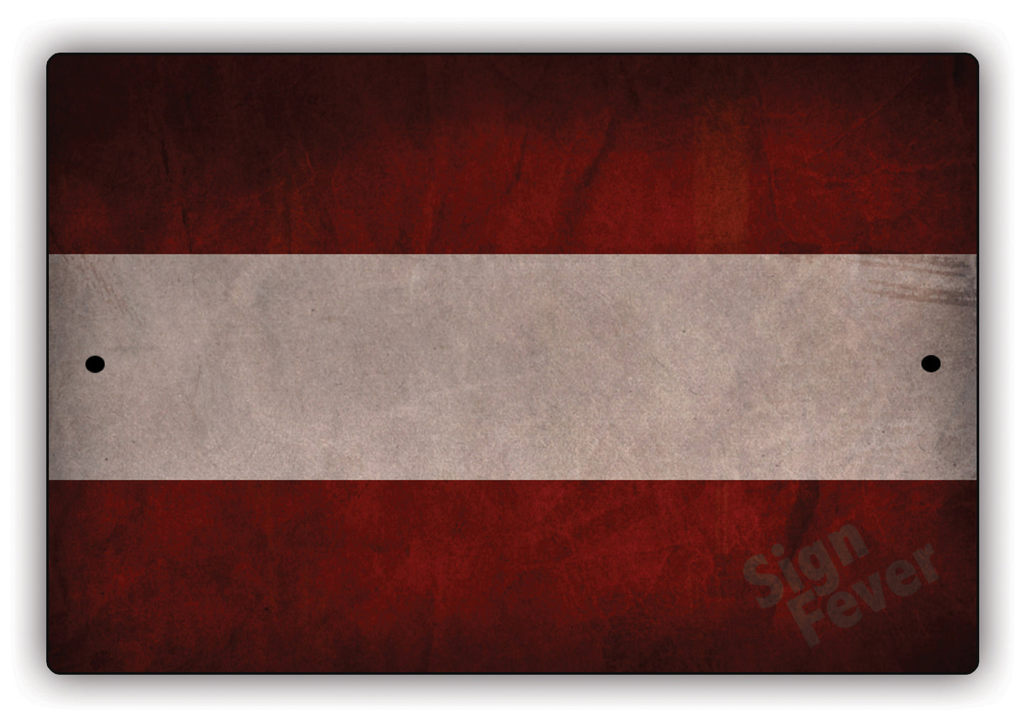Republic of Austria Country Nation Flag Novelty Vintage Rustic Grunge Wall Decor Aluminum Sign
