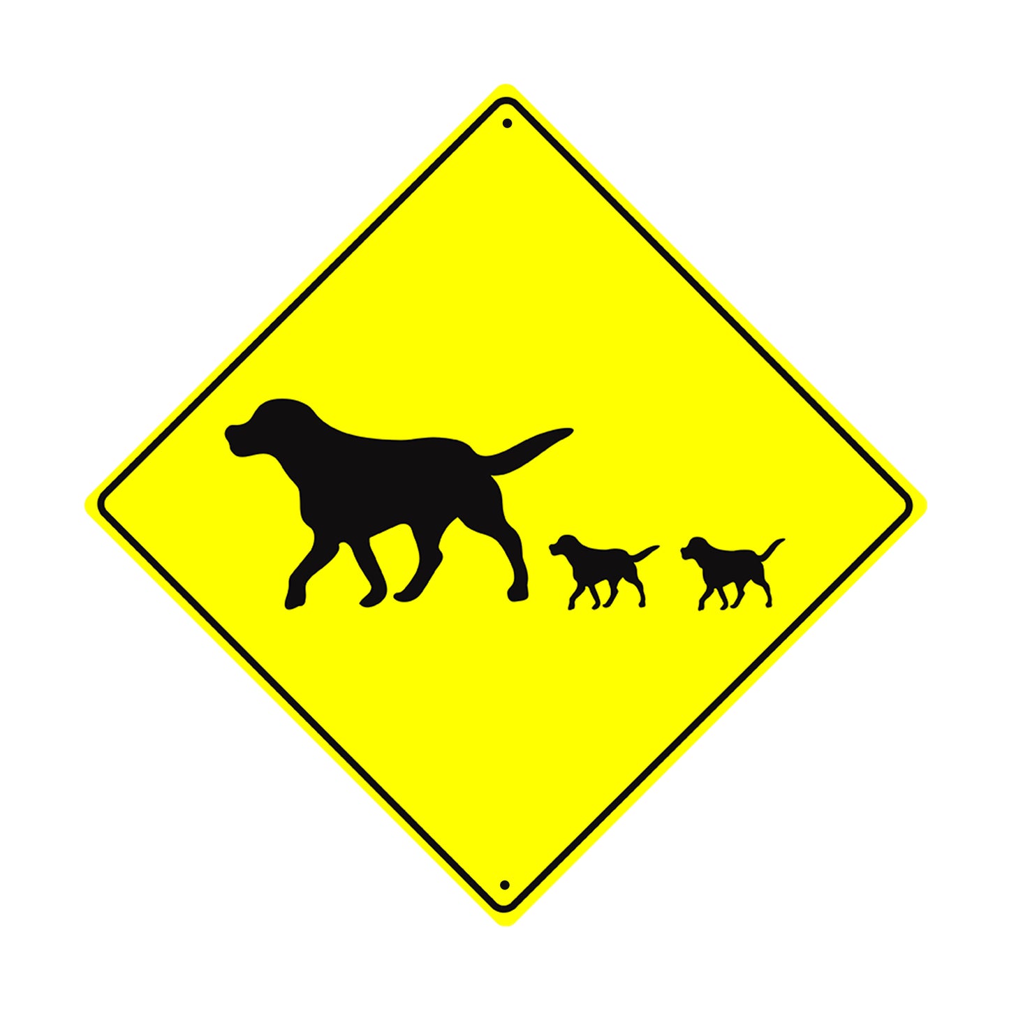 Dog Symbol Crossing Animal Xing Metal Aluminum Notice Novelty Road Plate Sign