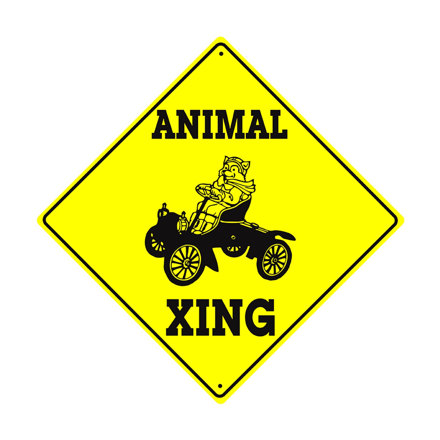 Animal Xing Crossing Metal Aluminum Notice Novelty Road Plate Sign