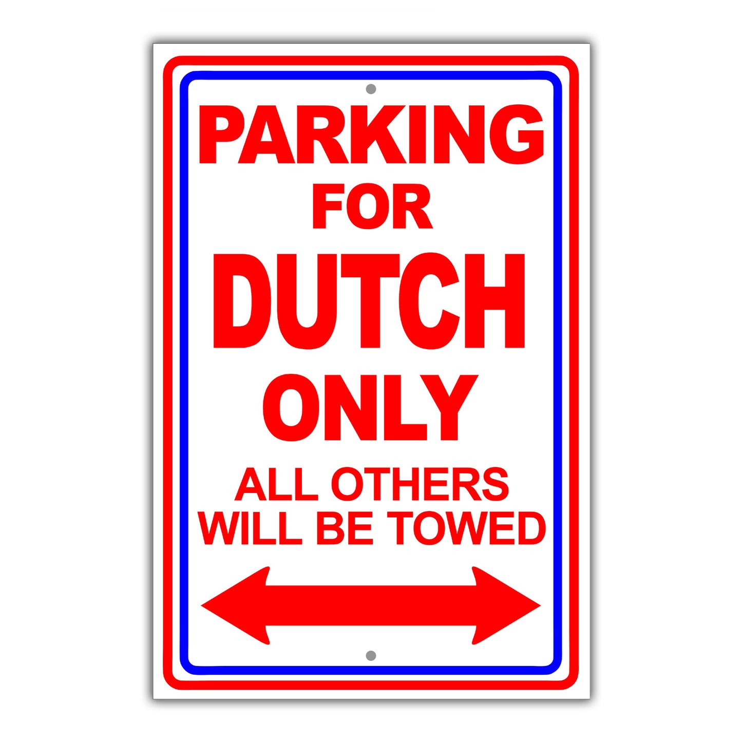 Parking For Aghan Only All Others Will Be Towed Country Citizens Car Parking Street Aluminum Metal Novelty Sign Plate