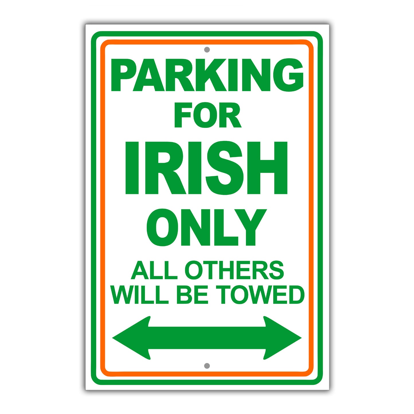Parking For Aghan Only All Others Will Be Towed Country Citizens Car Parking Street Aluminum Metal Novelty Sign Plate