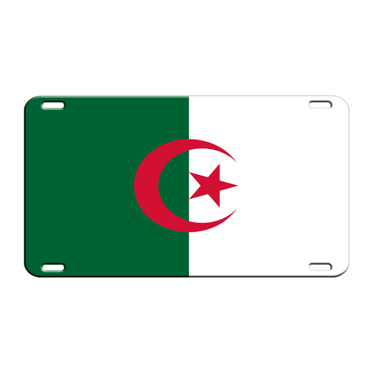 Algeria Country Flag License Novelty Plate Aluminum Metal Sign