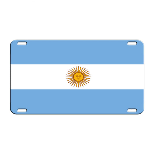 Argentina Country Flag License Novelty Plate Aluminum Metal Sign
