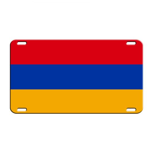 Armenia Country Flag License Novelty Plate Aluminum Metal Sign