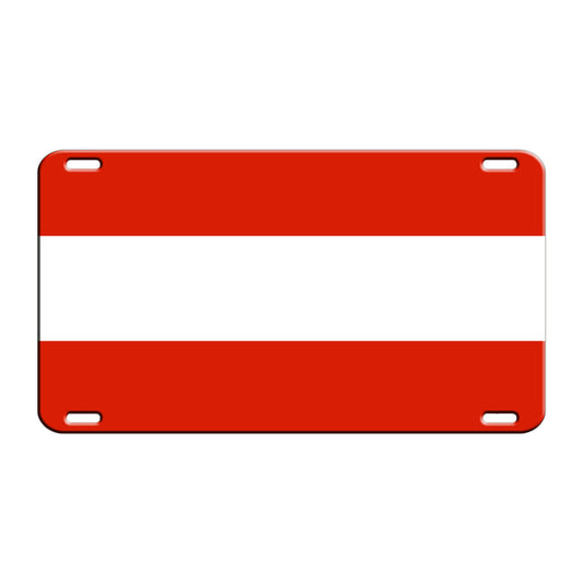 Austria Country Flag License Novelty Plate Aluminum Metal Sign