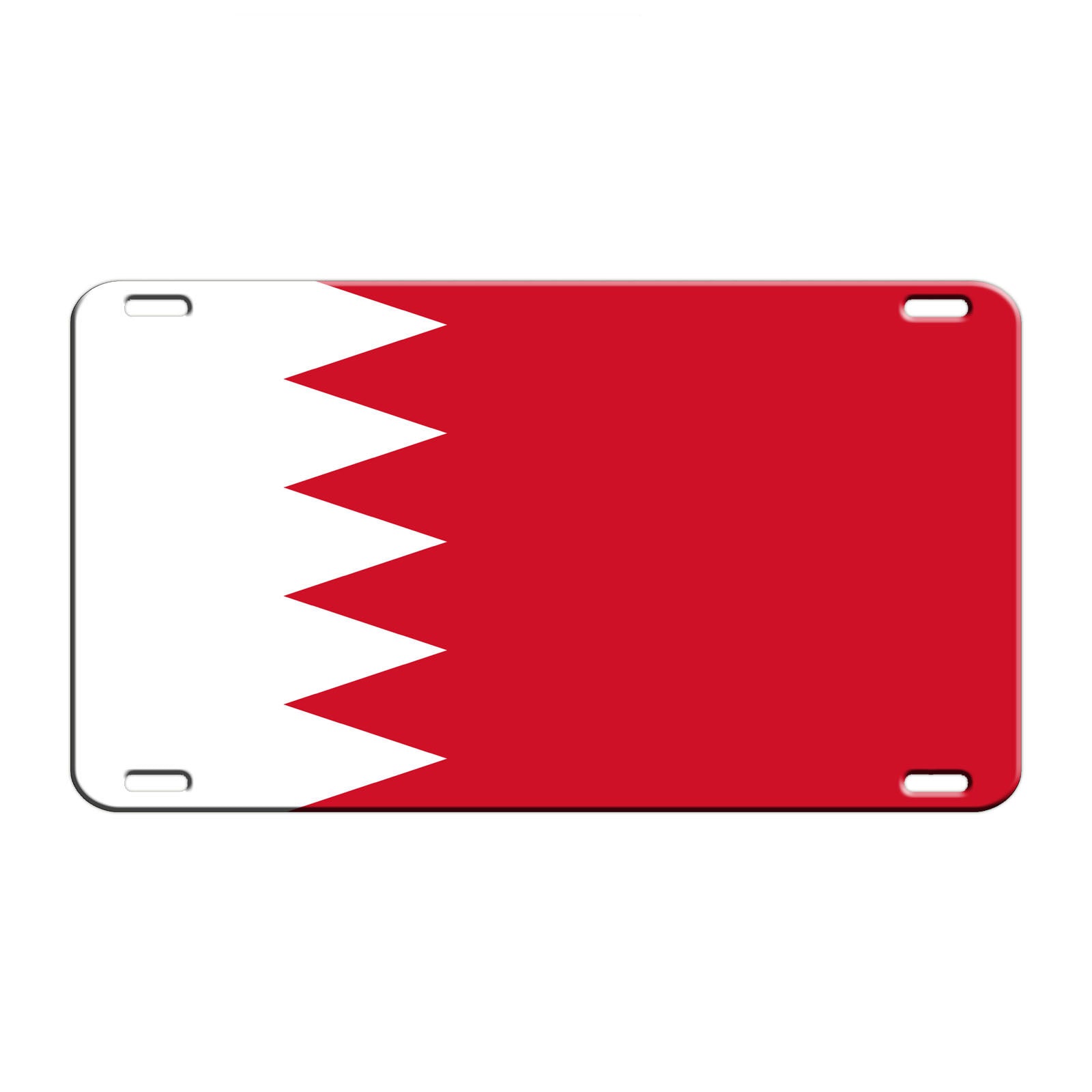 Bahrain Country Flag License Novelty Plate Aluminum Metal Sign