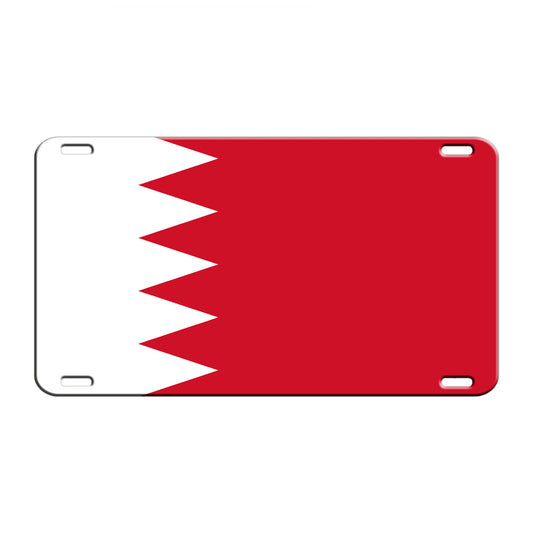 Bahrain Country Flag License Novelty Plate Aluminum Metal Sign