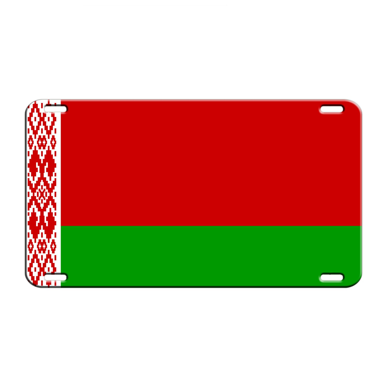 Belarus Country Flag License Novelty Plate Aluminum Metal Sign