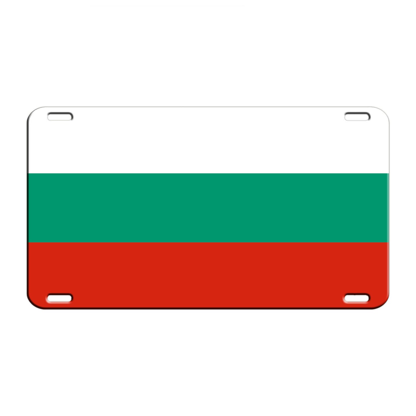 Bulgaria Country Flag License Novelty Plate Aluminum Metal Sign