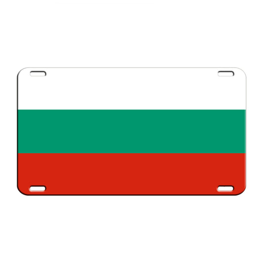Bulgaria Country Flag License Novelty Plate Aluminum Metal Sign