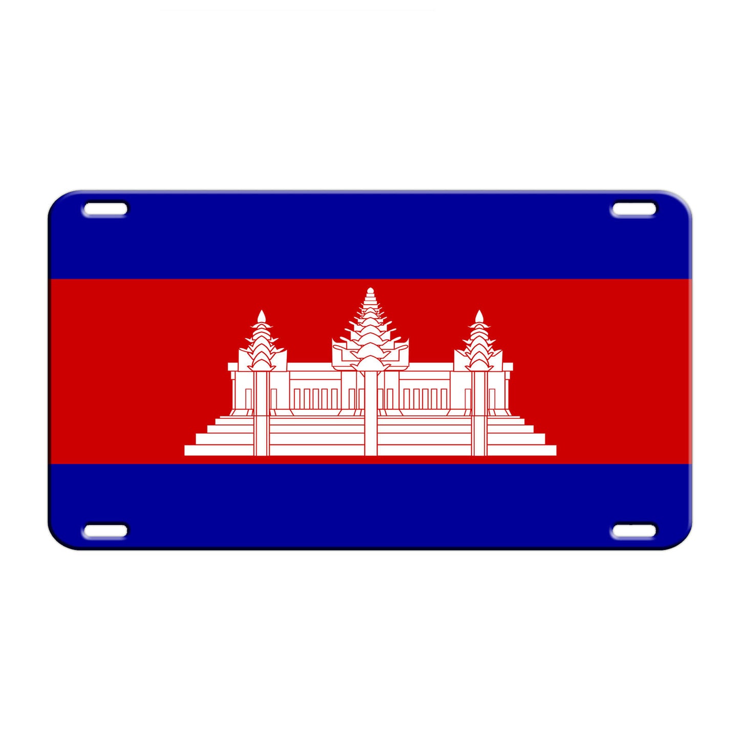Cambodia Country Flag License Novelty Plate Aluminum Metal Sign