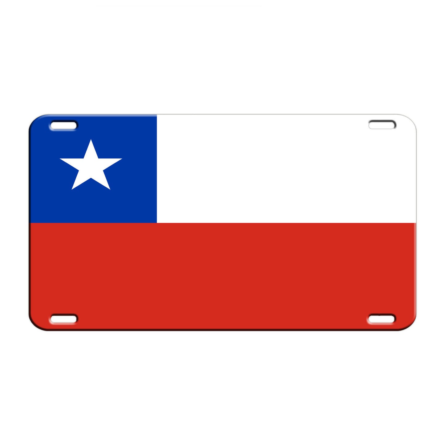 Chile Country Flag License Novelty Plate Aluminum Metal Sign