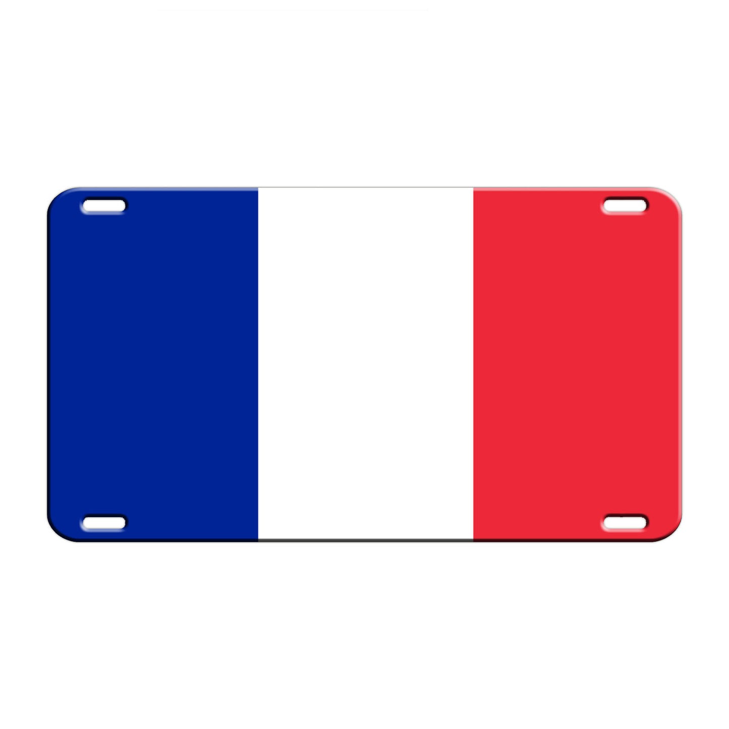 France Country Flag License Novelty Plate Aluminum Metal Sign