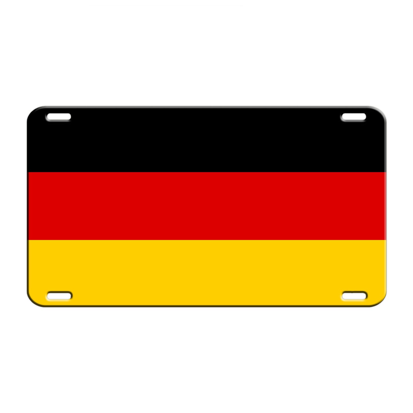 Germany Country Flag License Novelty Plate Aluminum Metal Sign