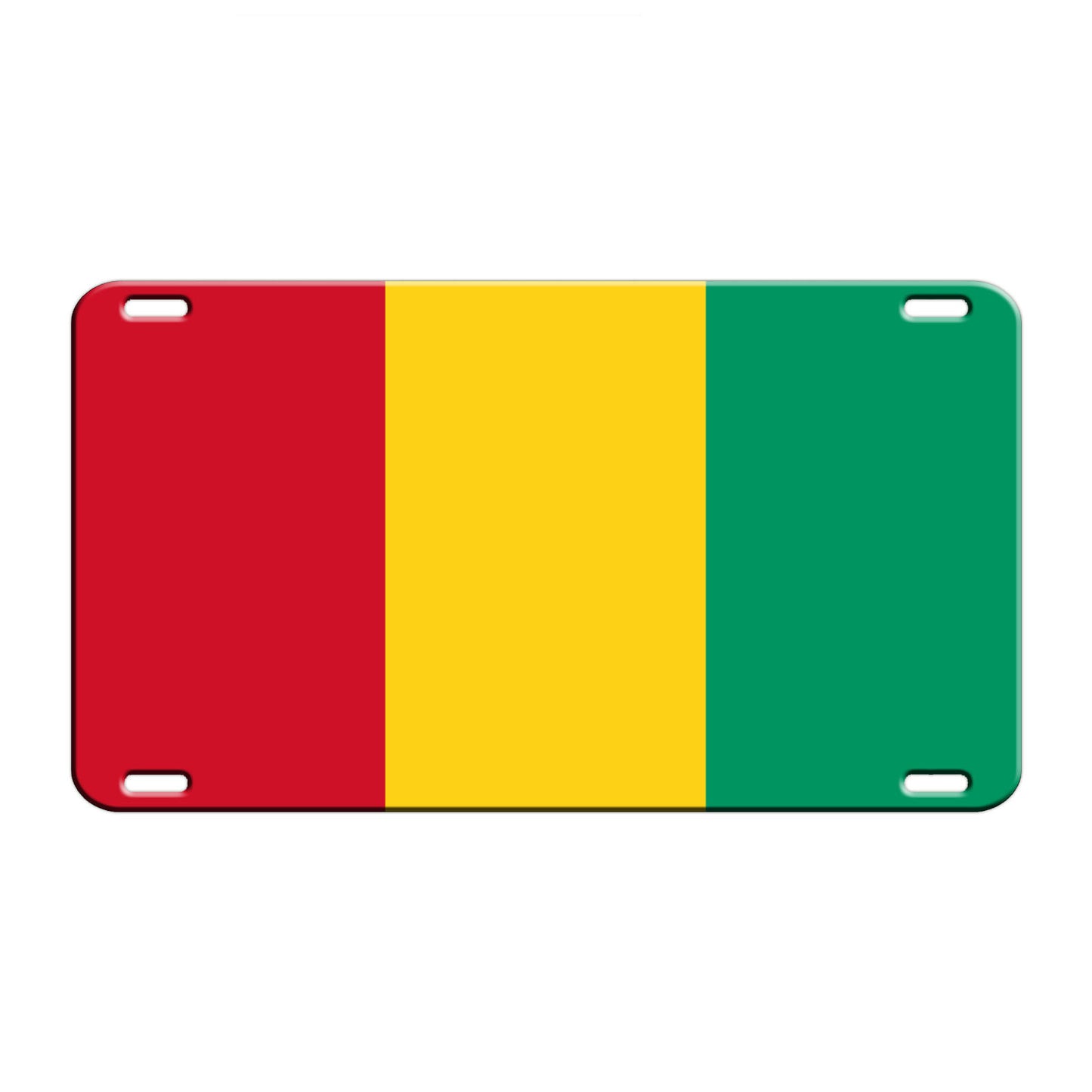 Guinea Country Flag License Novelty Plate Aluminum Metal Sign