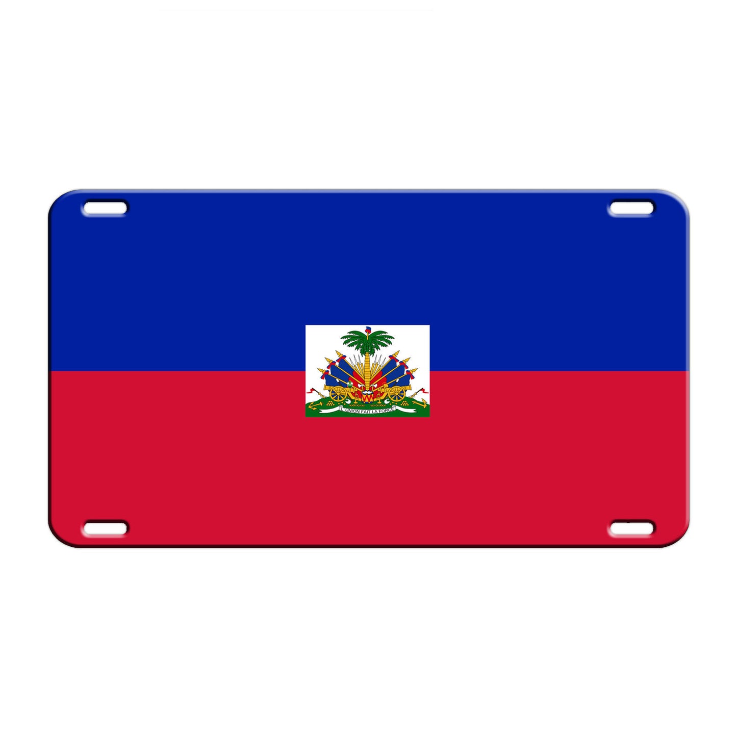 Haiti Country Flag License Novelty Plate Aluminum Metal Sign