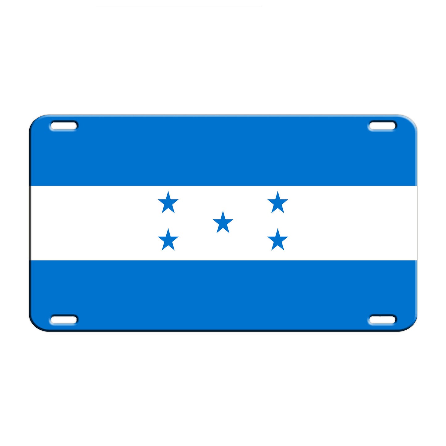 Honduras Country Flag License Novelty Plate Aluminum Metal Sign