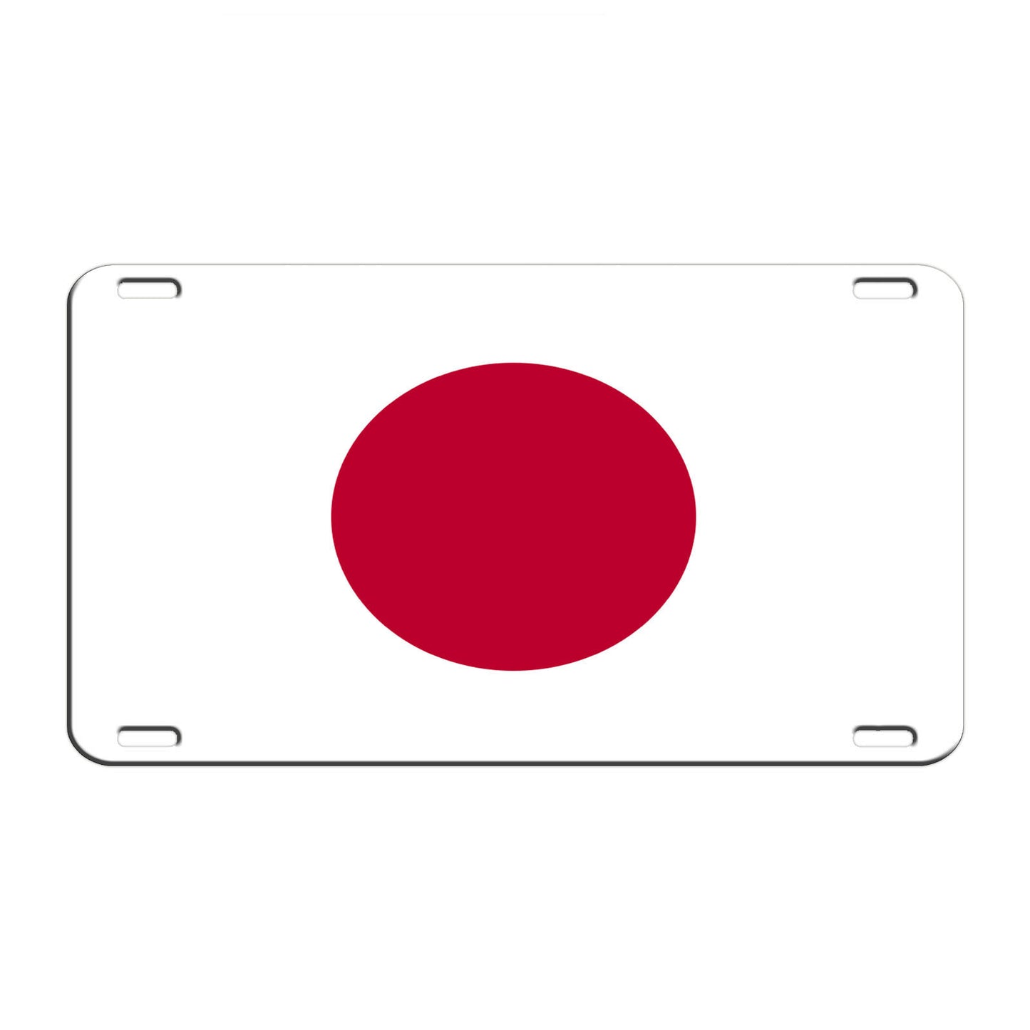 Japan Country Flag License Novelty Plate Aluminum Metal Sign
