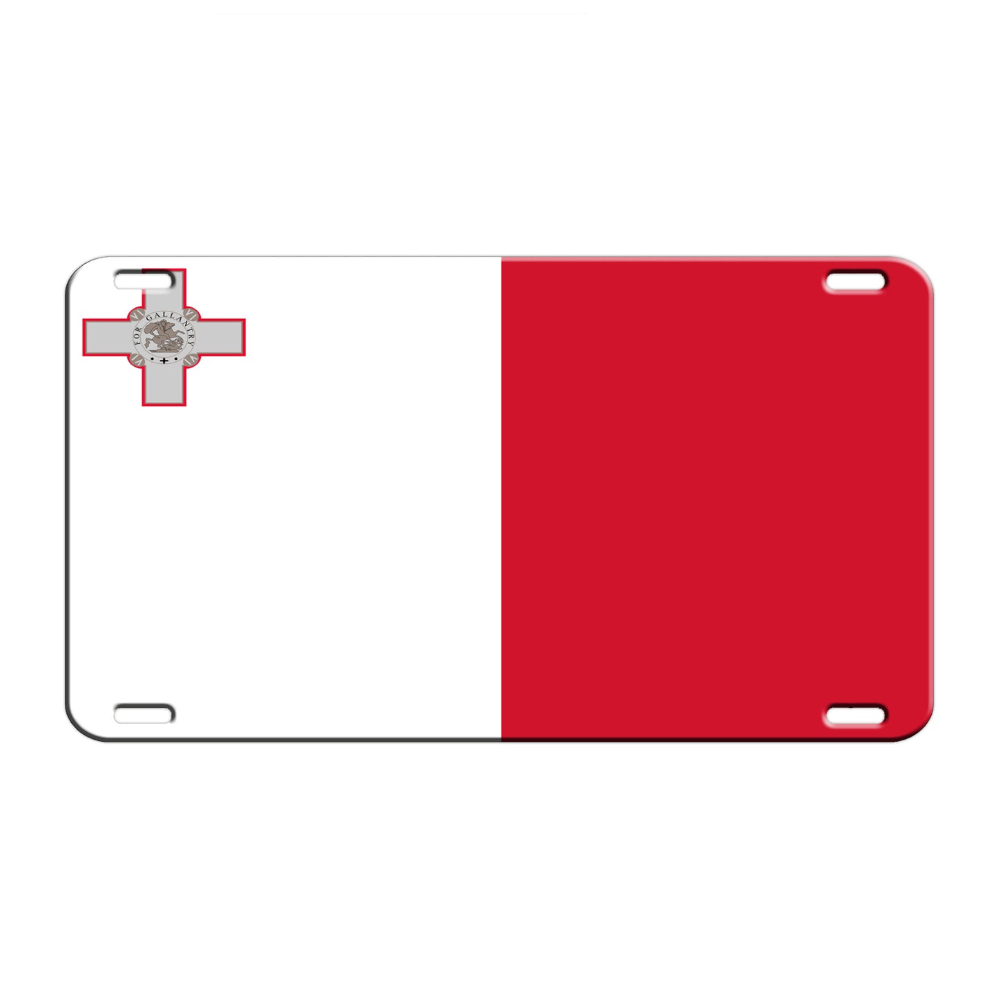 Malta Country Flag License Novelty Plate Aluminum Metal Sign